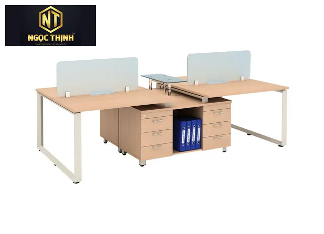 Các loại cụm bàn làm việc cao cấp hiện đại dành cho các nhân viên văn phòng tại Nội Thất Ngọc Thịnh